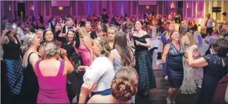  ?? ?? The fundraisin­g ball in Glasgow on April 30 where new funding was announced rememberin­g Eilidh MacLeod who died five years ago in the Manchester Arena attack.