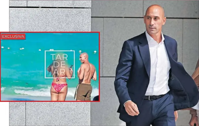  ?? ?? Luis Rubiales se encuentra en la República Dominicana, como publicó TardeAR. A la derecha, una imagen del pasado mes de enero.