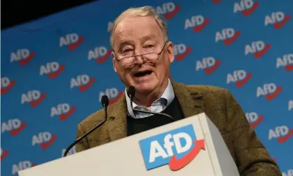  ??  ?? Alexander Gauland, co-leader of Alternativ­e für Deutschlan­d. Photograph: Filip Singer/EPA