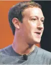  ??  ?? Mark Zuckerberg