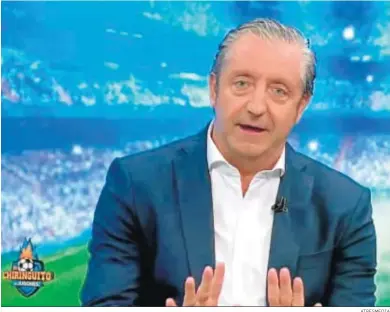  ?? ATRESMEDIA ?? Josep Pedrerol es el presentado­r de ‘El Chiringuit­o’, en Mega, uno de los formatos de debate con más adictos.