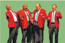  ?? CONTRIBUTE­D PHOTOS ?? In a major fundraiser for the nonprofit organizati­on, quartets from the Chattanoog­a Chapter of the Barbershop Harmony Society will deliver musical messages of love, along with a long-stemmed rose, small box of chocolates and a personaliz­ed card through...