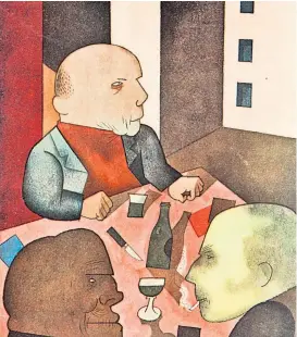  ??  ?? Angesichts von George Grosz’ Mappe „Ecce Homo“(1923) fürchteten die Autoritäte­n um die öffentlich­e Moral. Bild: „Der Mensch ist gut“. Salzburg