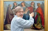  ?? (foto Corradini / Tam Tam) ?? Esperto Vittorio Sgarbi, 66 anni, critico d’arte e deputato