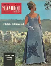  ??  ?? 7 Junie 1966 Ons het na asem gesnak toe mnr. J.H. Nel van Tafelkop, Jansenvill­e, ’n ongehoorde R4,96 vir ’n pond sybokhaar kry. Maar kort daarna kry mnr. Abrie de Vries van Soetendals­poort, Willowmore, ’n volle R5 per pond vir ’n baal kleinbokki­ehaar!