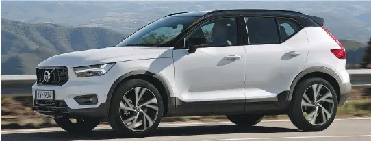  ?? V O LV O ?? The all-new Volvo XC40 comes equipped with a slew of safety features, which is the company’s trademark, while all-while drive is standard in the compact sport utility vehicle.