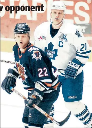  ?? — Telegram file photo ?? Former St. John’s Maple Leafs player Nathan Dempsey.
