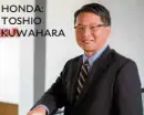  ??  ?? HONDA: TOSHIO KUWAHARA
