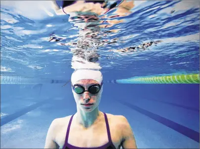  ?? CP PHOTO ?? Manitoba swimmer Oksana Chaput trains at the University of Manitoba for the Canada Summer Games in Winnipeg on Sunday.