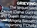  ?? ?? GRIEVING: The sequel sees Okoye (Danai Gurira) and Queen Ramonda (Angela Bassett) mourning T’challa