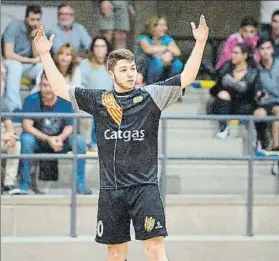  ?? FOTO: CATGAS E. ?? Aleix Besalduch se pierde la temporada Pero tiene mucho fútbol sala por delante