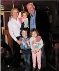  ??  ?? Suzie and Alec Scallan with children Rosie, Joe and Annie.