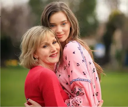  ??  ?? Make-up specialist Annie Gribbin and her daughter Niamh McCormack. Photo: Gerry Mooney
