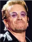  ??  ?? SCANDAL: Bono says he is ‘furious’ about bullying claims