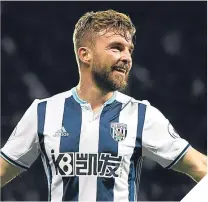  ??  ?? Baggies’ midfielder, James Morrison.