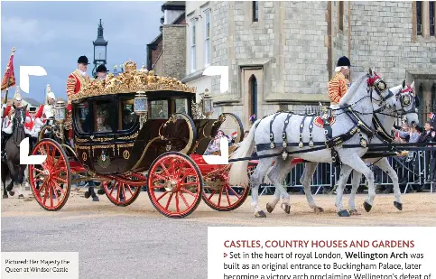  ??  ?? Pictured: Her Majesty the Queen at Windsor Castle