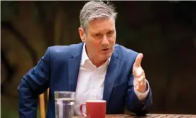  ?? Photograph: Sam Frost/The Guardian ?? ‘Sir Keir Starmer wants to turn the clock back to an electoral college to elect Labour leaders.’