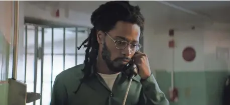  ?? IFC FILMS ?? Lakeith Stanfield stars as Colin Warner, wrongly convicted and sentenced to life, in the true-life drama Crown Heights.