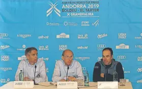  ?? FOTO: GRANDVALIR­A ?? El sector Soldeu de Grandvalir­a acogió ayer la última rueda de prensa previa