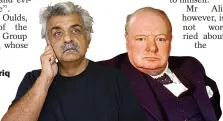  ?? ?? ATTACK: Author Tariq Ali, and Winston Churchill