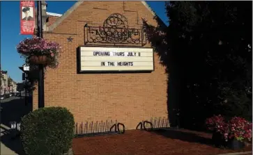  ?? Photo provided ?? The Lock One Theater in New Bremen opened back up to the public last week, with a showing of “In the Heights,” the theater’s first showing since March 2020 when it had to close because of the coronaviru­s pandemic. The theater will be open Thursdays to Sundays.