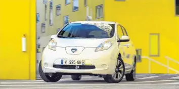  ?? Foto: Nissan ?? Der kann länger: Die Neuauflage des Nissan Leaf schafft dank neuer Batterie bis zu 250 Kilometer am Stück.