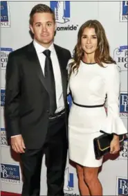  ?? THE ASSOCIATED PRESS FILE PHOTO ?? NASCAR drivers Ricky Stenhouse Jr. and Danica Patrick attend a 2016 gala in New York.