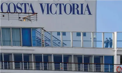  ??  ?? More than 300 Australian­s aboard the Costa Victoria must choose between disembarki­ng in Italy, which has the highest coronaviru­s death toll in the world, or staying aboard the cruise ship, where a passenger has tested positive. Photograph: Andreas Solaro/AFP via Getty Images