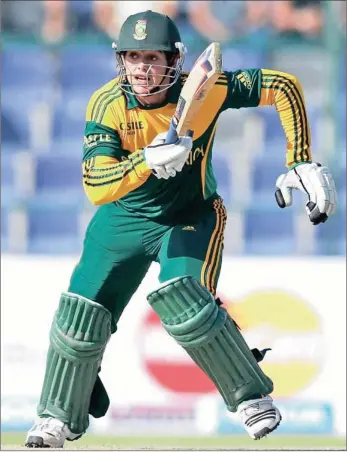  ?? AP PHOTO ?? FULL OF RUNS: Proteas opener Quinton de Kock has hit a rich vein of form, scoring three centuries in his last three ODIs.