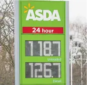  ??  ?? And Asda’s price… only a few minutes away
