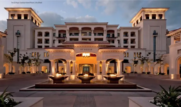  ??  ?? The St Regis Saadiyat Island Resort, Abu Dhabi