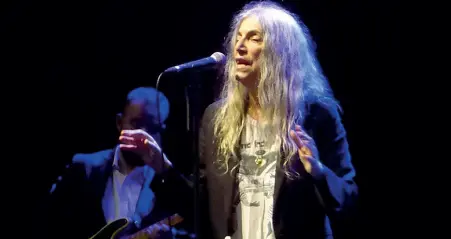  ??  ?? Mito Patti Smith ha annunciato unica data per il Veneto a Padova il 16 dicembre