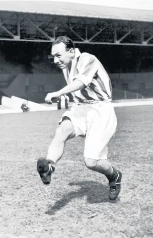  ??  ?? Billy Elliott pictured during training in 1950