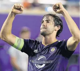  ?? CHARLES KING/STAFF PHOTOGRAPH­ER ?? Orlando City captain Kaká played 30 minutes in the Lions’ draw against Columbus on Saturday and said he felt no pain and is hoping for no additional setbacks this season.