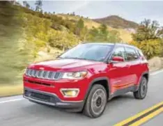  ?? | CORTESÍA ?? Este mes anunciarán gama, precios y día de inicio de venta de la nueva Jeep Compass para México.