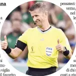  ?? LAPRESSE ?? Daniele Orsato, 47 anni, internazio­nale dal 2010: con 41 gare in Champions, è l’arbitro italiano che ne ha dirette di più. Superati Collina e Rizzoli, fermi a quota 40