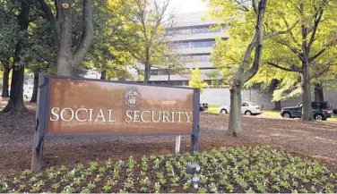  ?? KIM HAIRSTON/BALTIMORE SUN FILE ?? The Woodlawn headquarte­rs of the U.S. Social Security Administra­tion is shown. Commission­er Andrew Saul, a former New York business executive and top Republican donor, began his six-year term in June 2019.