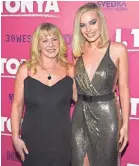  ?? JORDAN STRAUSS/INVISION/AP ?? Tonya Harding, left, and Margot Robbie arrive at the Los Angeles premiere of “I, Tonya” on Dec. 5.