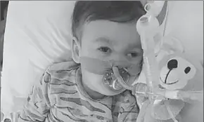  ??  ?? Alfie Evans, who died in the early hours of Saturday, aged 23 months. (Photo: Getty Images)
