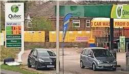  ?? ?? ● Fuel has reached around £1.80 a litre at the Qubec garage on Halton Brow in Runcorn as prices rise around the region