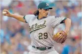  ?? | GETTY IMAGES ?? Right-hander Jeff Samardzija ranked among the leaders in several pitching categories before the All-Star break.