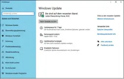  ??  ?? Innerhalb von Windows 10 werden Funktions-Updates im Normalfall automatisc­h installier­t.