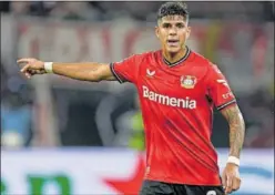  ?? ?? Piero Hincapié, esta temporada con el Leverkusen.