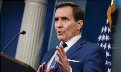  ?? Photograph: Samuel Corum/Getty Images ?? John Kirby, the National Security Council spokesman.