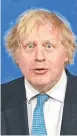  ??  ?? Boris Johnson.