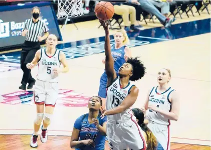  ?? DAVID BUTLER/USATODAY/SPECIALTOT­HE COURANT 4:30 p.m., SNY ?? Christyn Williams has rebounded from a scoring slump and given the UConn women’s basketball team a solid No. 2 scoring option behind freshman Paige Bueckers.