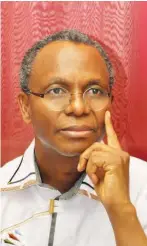  ??  ?? Nasiru Ahmad El-Rufai