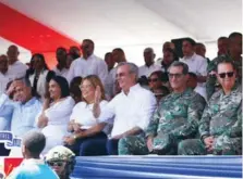  ?? DANIA ACEVEDO ?? Luis Abinader en su última inauguraci­ón hasta mayo.