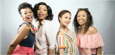  ??  ?? Salamina Mosese, Thembisa Mdoda,Kay Smith and Dineo Ranaka.