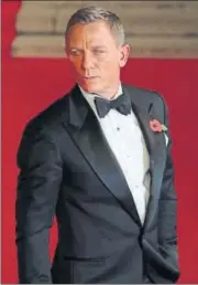  ?? PHOTO: SHUTTERSTO­CK ?? Daniel Craig has played Agent 007 since 2006